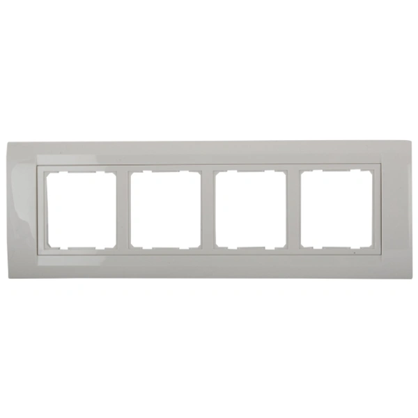 Anchor ANCHOR Polycarbonate Roma 8 Module Hz Tresa Plate (Standard Size, White) - 8M, White, NA